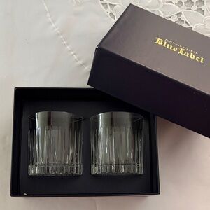 Blue Label Glass Set - Black